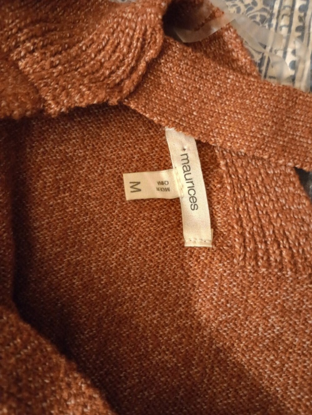 Boho Oversized Knit Sweater- Rustic Color - Picture 11 of 12